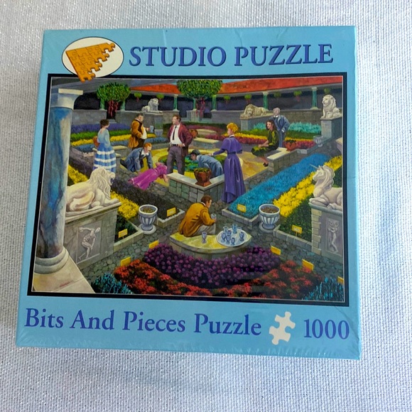 NWT Studio Puzzle plastic sealed 1000 pieces G. Dieckhoner Murder at the Museum - Picture 1 of 16